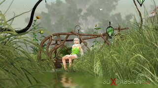 ���ातो सेक्स! Horny सुन्दर परी र gnome गाउँमा